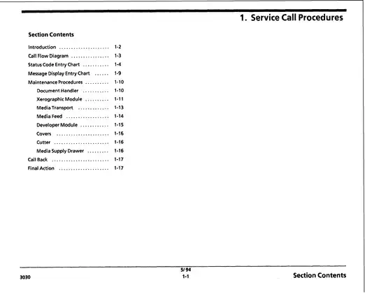 Xerox 3030 copier service manual Preview image 5