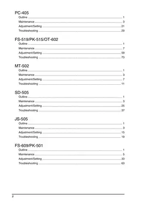 Konica Minolta Bizhub C353, C253, C203 color multifunctional office printer/copier service manual Preview image 3