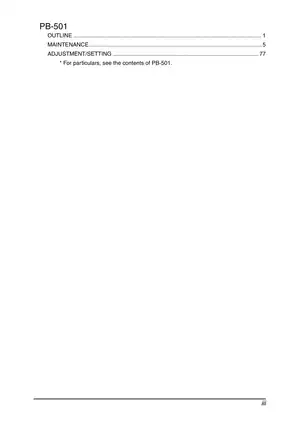 Comprehensive Service Manual for Konica Minolta bizhub PRO C6500/C6500P/C5500 Preview image 4