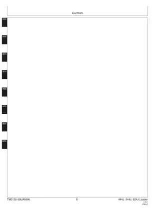 John Deere 444J, 544J, 624J Loader Technical Manual Preview image 4