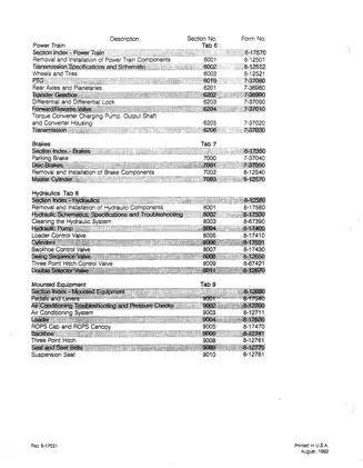 Case 580 Super K Loader Backhoe service manual Preview image 3