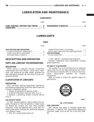 1999 Jeep Grand Cherokee WJ service manual Preview image 1