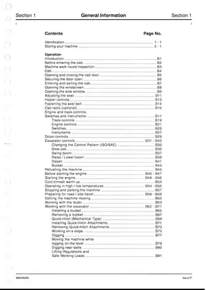 JCB 805, 806 tracked excavator service manual Preview image 4