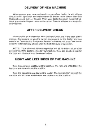 Case 580C Construction King Loader Backhoe Operator's Manual Preview image 4