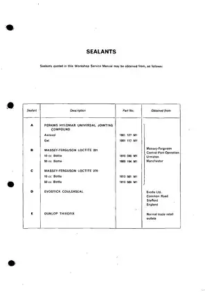 Massey Ferguson MF 500 Series Tractor Workshop Service Manual Preview image 3