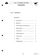 Massey Ferguson MF 3050, 3060, 3065, 3070, 3080, 3090, 3095, 3115, 3120, 3125, 3140 Tractor 1991 Workshop Service Manual (P/N 1646915 M1) – preview page 5