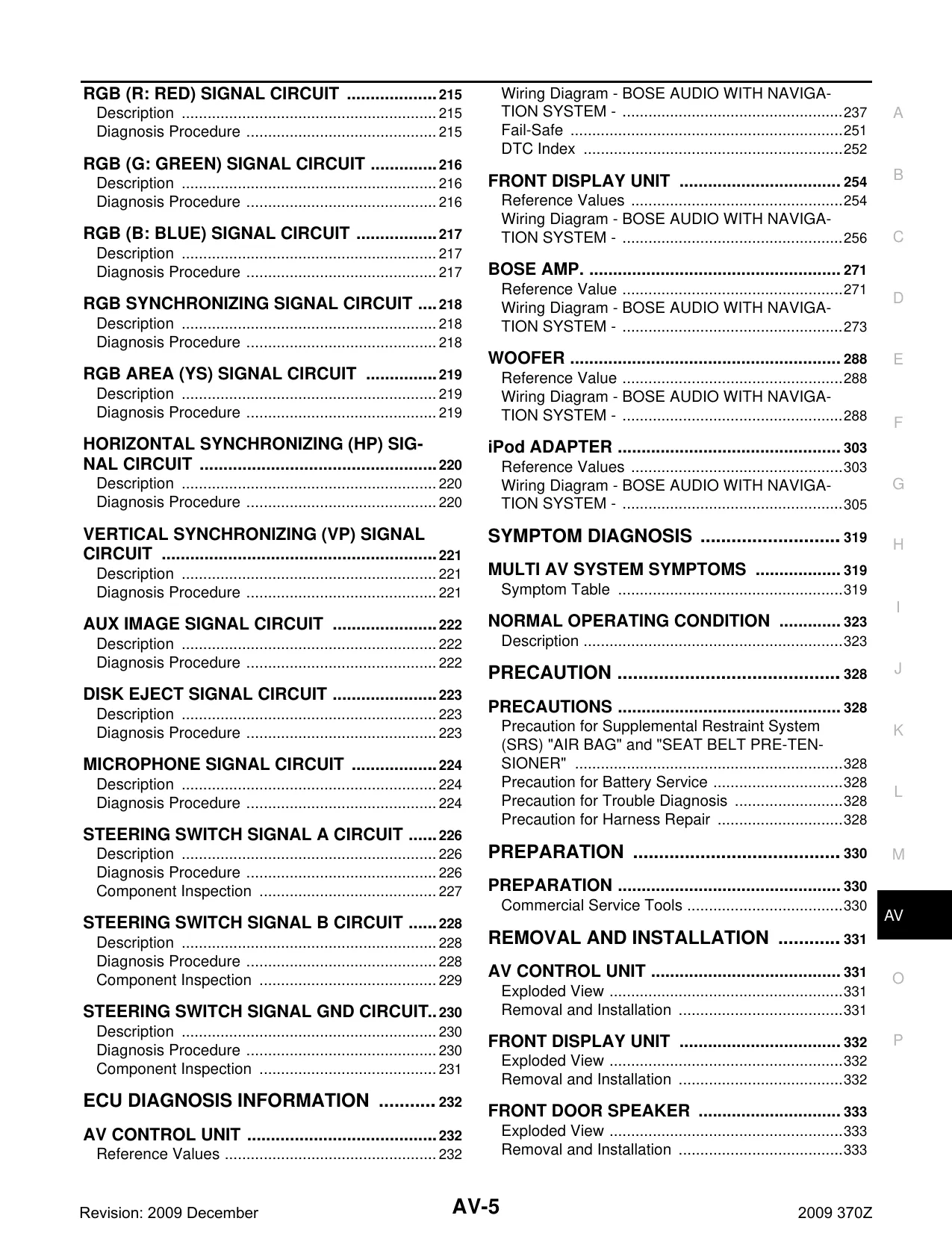 2009-2010 Nissan 370Z shop manual Preview image 5