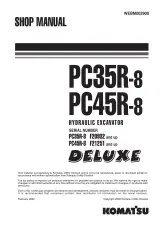 Komatsu PC35R-8 PC45R-8 Hydraulic Excavator Service Manual (P/N WEBM003900) – preview page 1