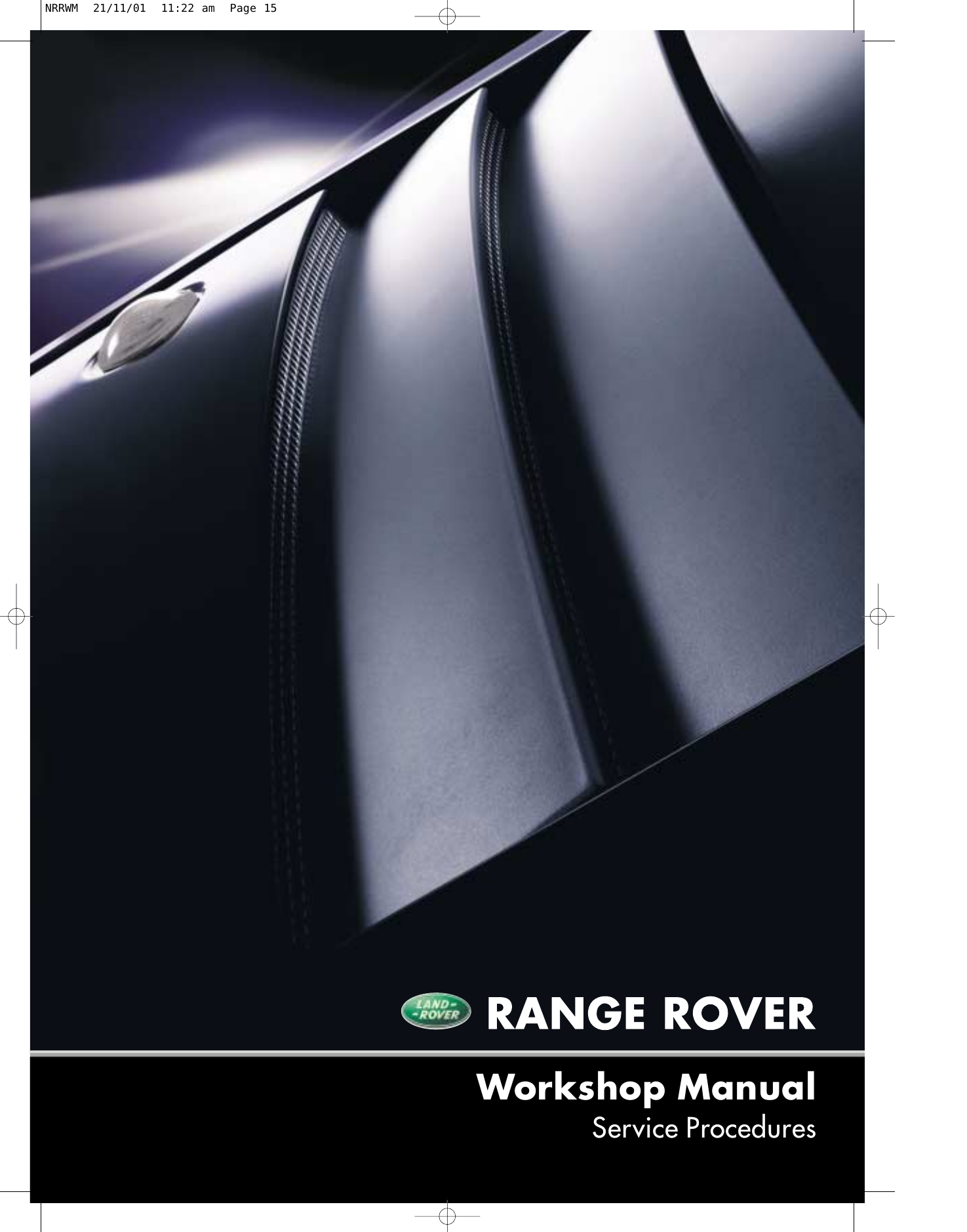 2002-2006 Range Rover L322 TD 6 3.0L, V8 4.4L diesel workshop manual Preview image 1