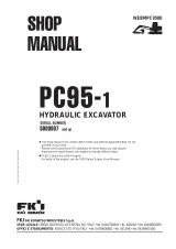Komatsu PC95-1 Excavator Factory Shop Manual (P/N WEBMPC9500) – preview page 2