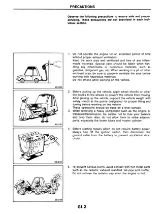 1990-1995 Nissan Axxess M11 series repair manual Preview image 4