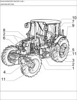 New Holland TN75S Supersteer Tractor Parts List (1998+) Parts Catalog (P/N 603144a1200) – preview page 1