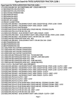 New Holland TN75S Supersteer tractor parts list Preview image 5