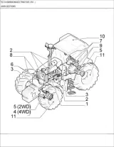 New Holland TS115 Emissionised Tractor 2001–2007 Parts Manual (P/N F0NN6600BB) – preview page 1