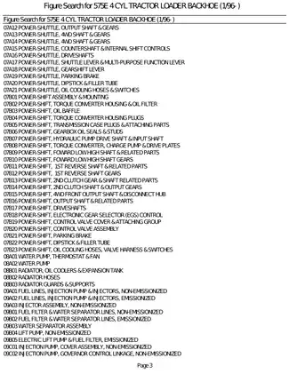 Comprehensive Service Manual for 575E 4 CYL Tractor Loader Backhoe (1/96- ) Preview image 5
