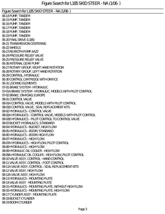 2006-2008 New Holland L185 skid steer loader master parts list Preview image 5