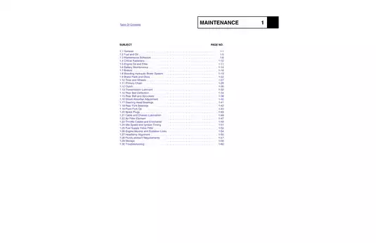 2004-2011 Harley-Davidson Sportster XLH883, XLH1100, XLH1200 repair manual Preview image 1