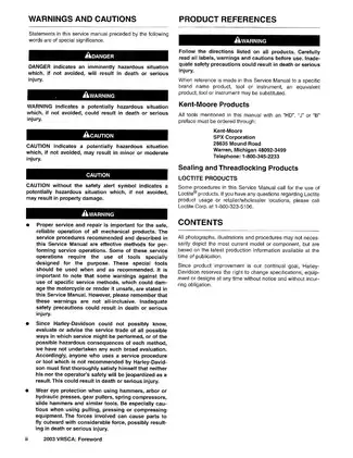 2003 Harley-Davidson VRSCA Service Manual - Complete Guide for Maintenance & Repairs Preview image 5