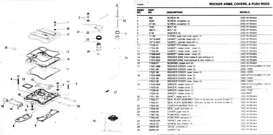 2002 Harley Davidson XLH Sportster Parts Catalog - Complete Manual Preview image 4