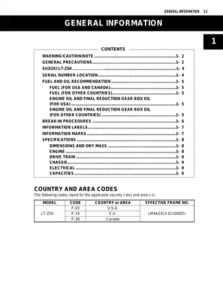 SUZUKI LT-Z50 Service Manual - Comprehensive Guide for Easy Maintenance Preview image 4