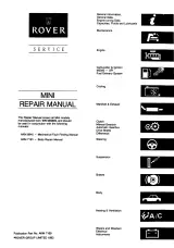 1991–1996 Rover Mini Service Manual (P/N AKM 7169) – preview page 2