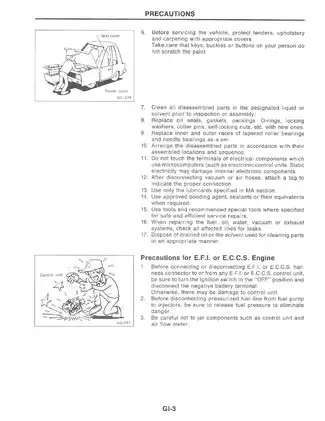 1991 Nissan Stanza U12 series service manual Preview image 5