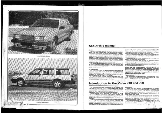 1982-1989 Volvo 740, 760 owner´s workshop manual Preview image 4