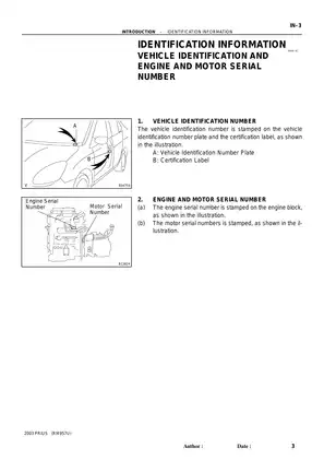 2001-2003 Toyota Prius repair manual Preview image 3