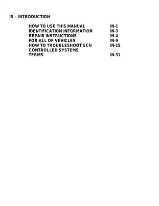 1996 Toyota T100 factory service manual Preview image 3