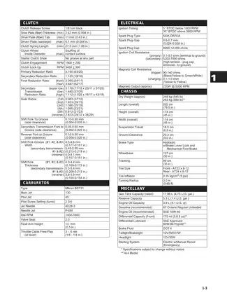 2001 Arctic Cat 250, 300, 400, 500 ATV, 2x4, 4x4 repair manual Preview image 4