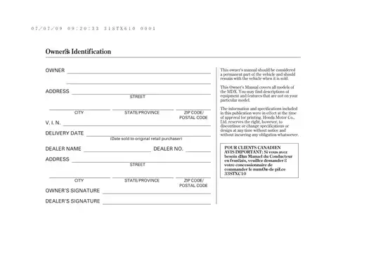 2007-2009 Acura MDX onwer´s manual Preview image 2