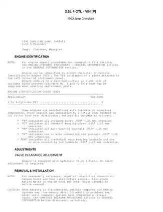 1993 Jeep Cherokee repair manual Preview image 1