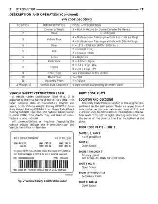 2001 PT Cruiser repair manual Preview image 3