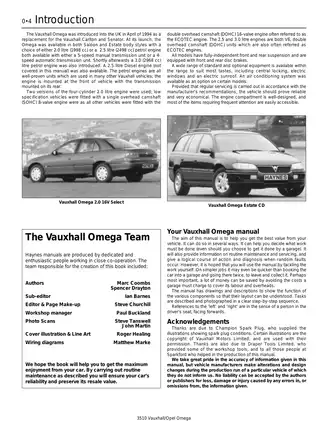1994-2003 Vauxhall Opel Omega B service and repair manual Preview image 4