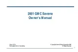 1996–2002 GMC Savana Factory Service Manual (P/N X2114 A) – preview page 1