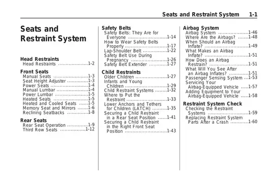 2009-2010 Chevrolet Traverse owner manual Preview image 5