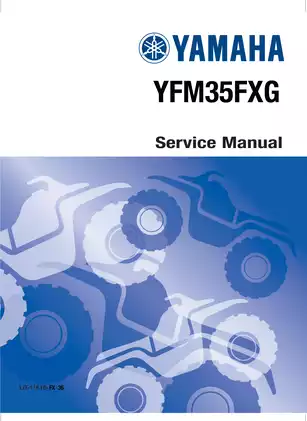 1995-2004 Yamaha Wolverine YFM350 ATV service manual Preview image 1