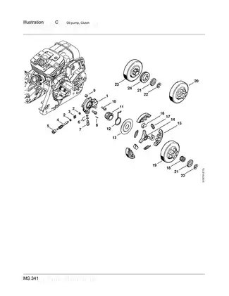 Stihl MS 341, MS 361 chainsaw service manual/parts list Preview image 5
