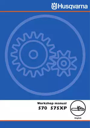 Husqvarna 570 575XP Chainsaw Workshop Manual - Comprehensive Repair Guide