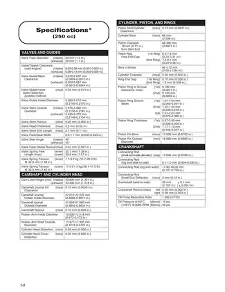 2001 Arctic Cat 250cc, 300cc, 400cc, 500cc ATV manual Preview image 3