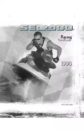 1998 Bombardier SPX, GS; GSX, XP,  GTS, GTI, GTX Sea-Doo racing handbook