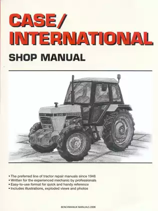 Comprehensive Case International Tractor Shop Manual for Models 1190-1690