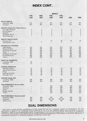 Case/International™ 1190, 1194, 1290, 1294, 1390, 1394, 1490, 1494, 1690 tractor shop manual Preview image 3