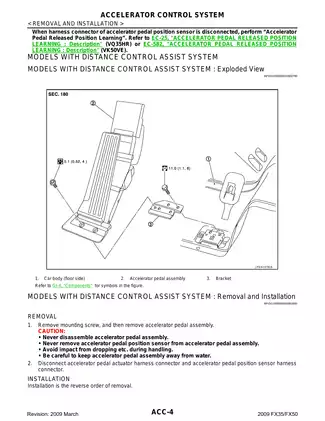 2009 Infiniti FX35, FX50 repair manual Preview image 4