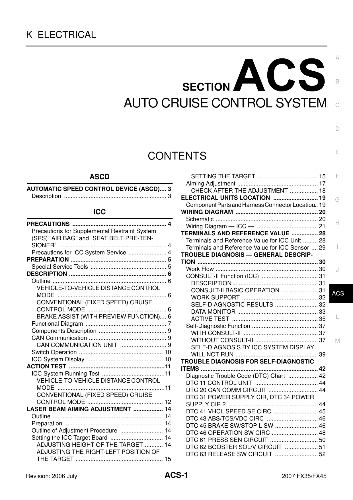 2007 Infiniti FX35, FX45 repair manual download