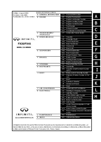 Preview: 2005 Infiniti FX35/FX45 Factory Service Manual (SM5E-1S50U1)