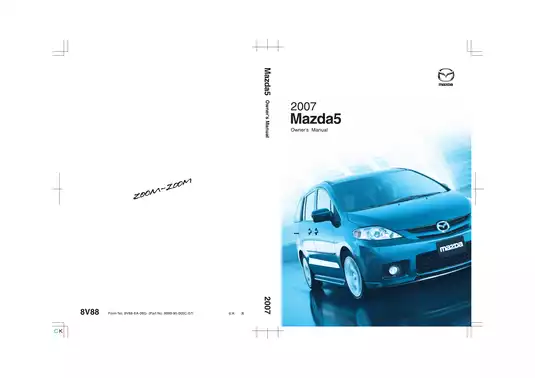 2005-2007 Mazda 5 repair manual