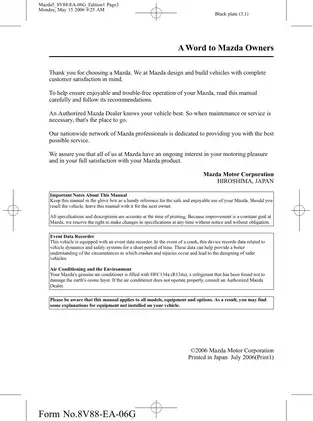 2005-2007 Mazda 5 repair manual Preview image 4