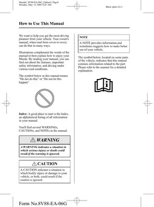 2005-2007 Mazda 5 repair manual Preview image 5