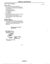 1999 Mazda Miata MX-5 Workshop Manual (P/N 89601-42060) – preview page 2